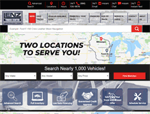 Tablet Screenshot of lenzauto.com